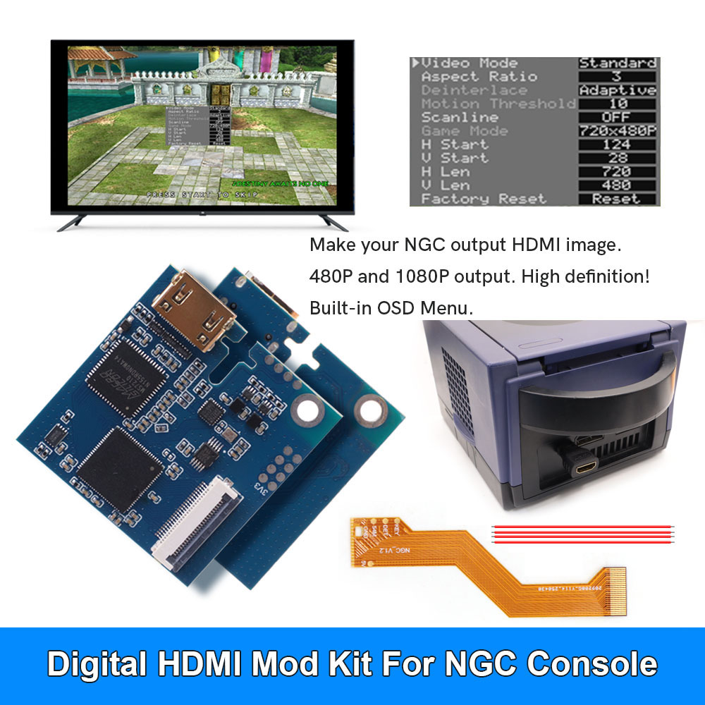 Gaming Console All In One - HISPEEDIDO 1080P Embedded Digital High Definition