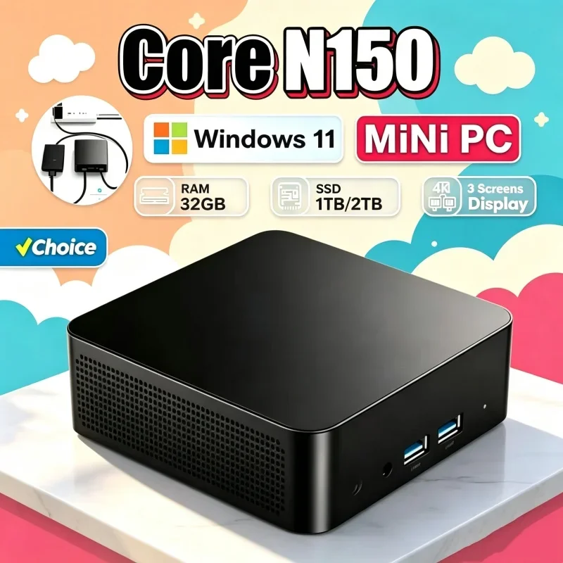 Gaming Console Stick - 2026 Speedy Core N150 MINI PC
