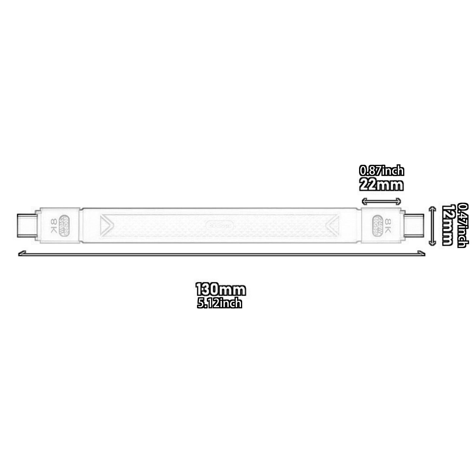 Gaming Console Connect With Phone - USB-C zu USB-C Nylon-Geflochtenes 240W Ladekabel