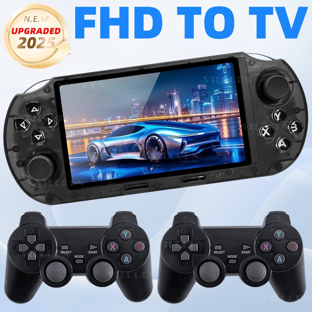 Gaming Console X6 - VILCORN SF3000 HD Handheld-Spielkonsole für PS1