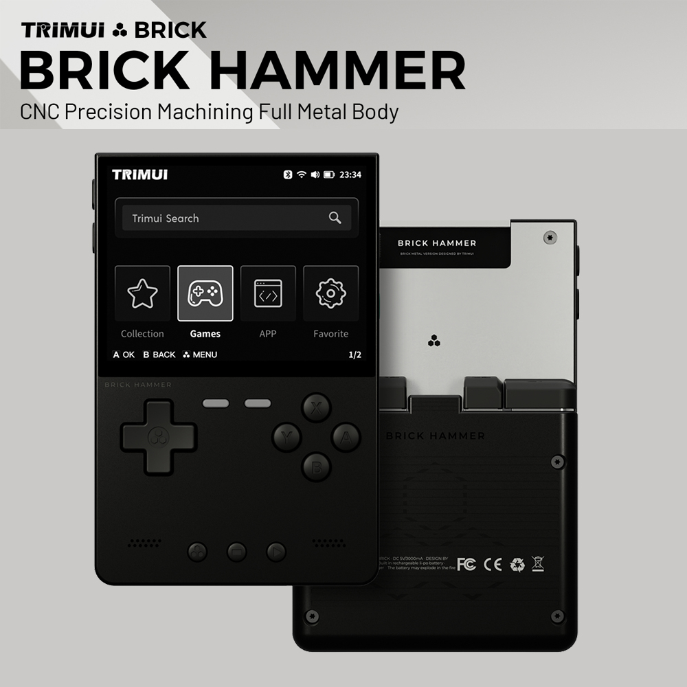 Gaming Console Car - Metallgehäuse Trimui Brick Hammer Konsole -