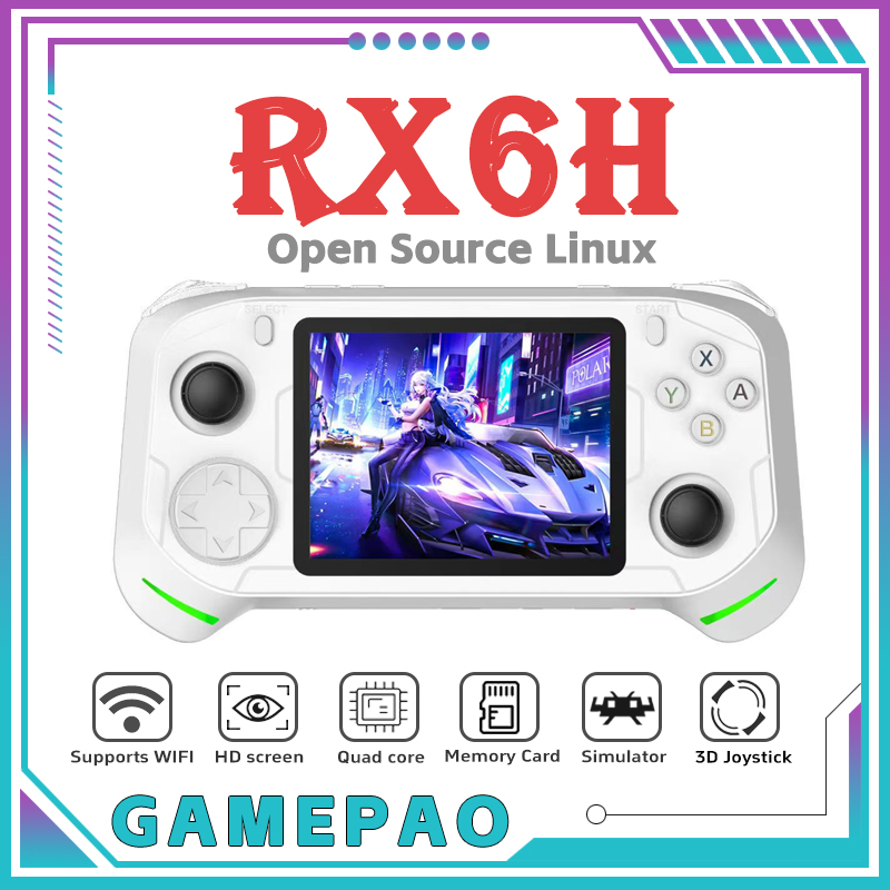 Open Source RX6H Retro Handhel – Gaming Console X6 Bewertung und Preis