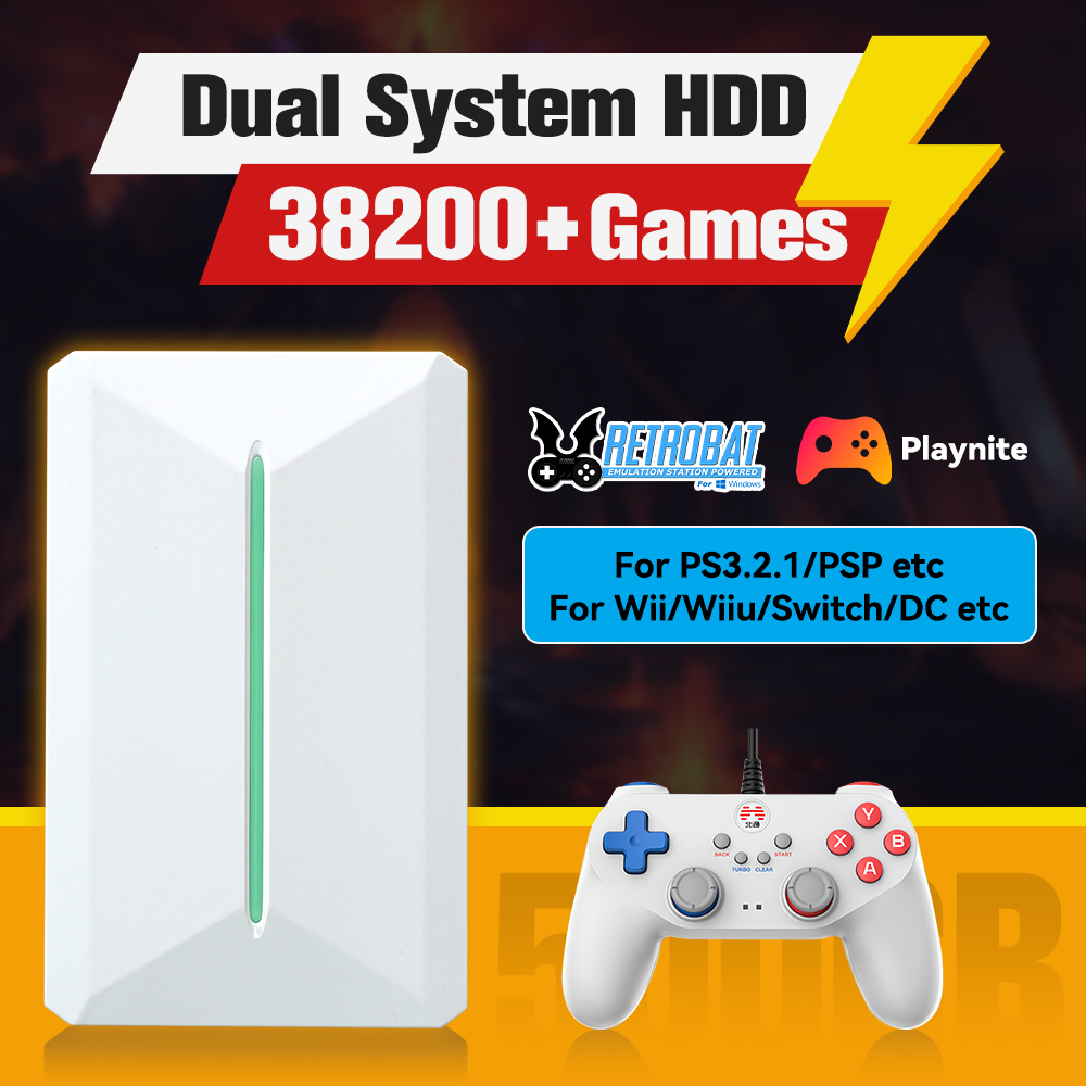Retrobat&Playnite System HDD R – Gaming Console Stick Bewertung und Preis
