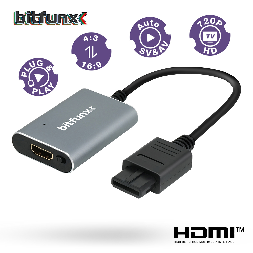 Bitfunx 720P HDMI ™   Adapter  – Gaming Console All In One Bewertung und Preis