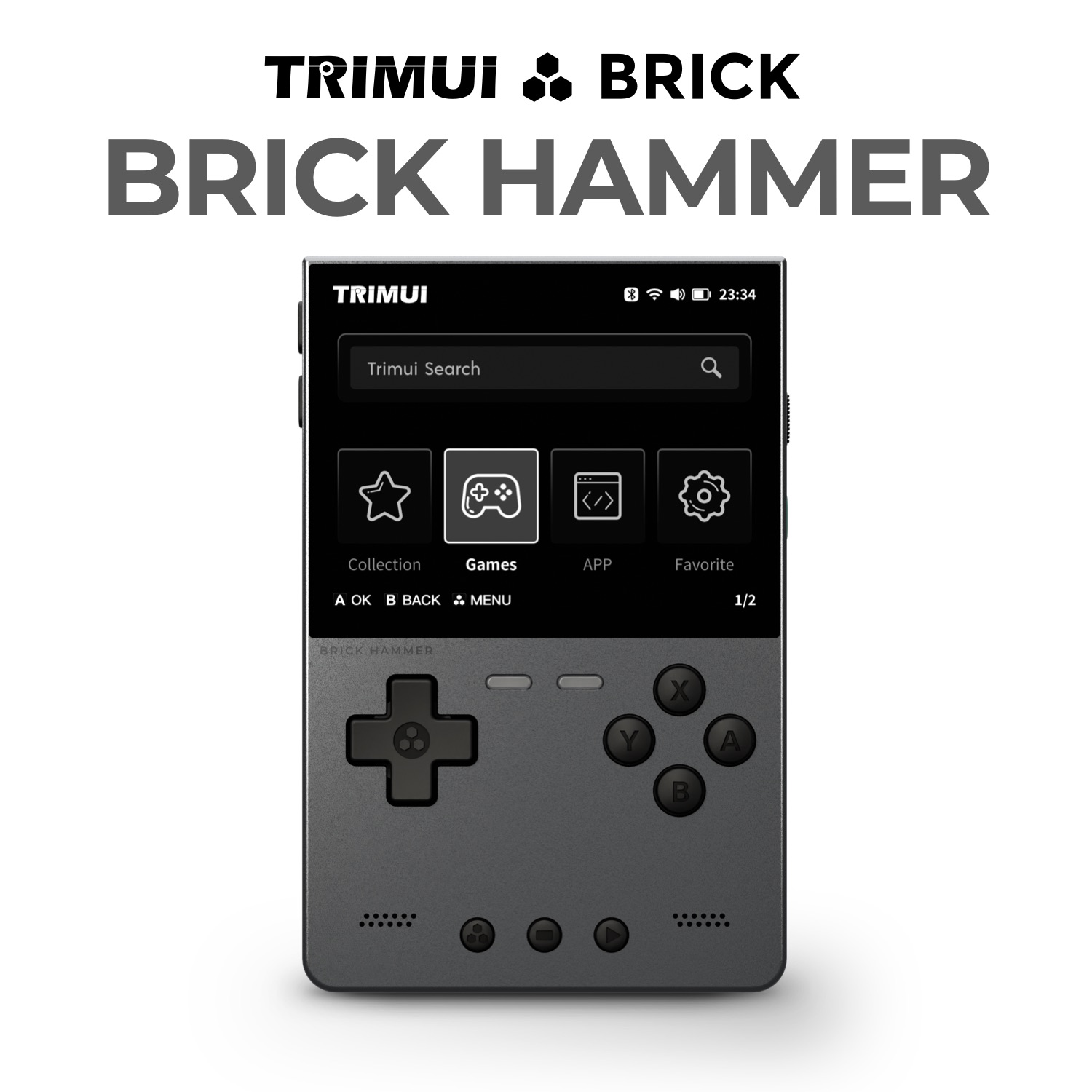 Metallgehäuse Trimui Brick Ham – Gaming Console Car Bewertung und Preis